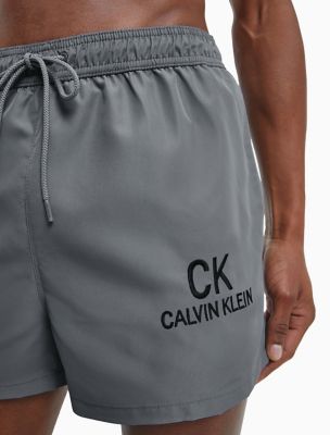 calvin klein swim shorts grey