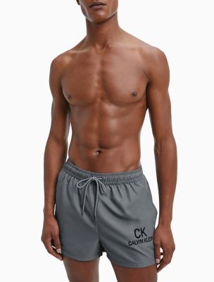 khaki calvin klein swim shorts