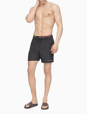 calvin klein pride swim trunks