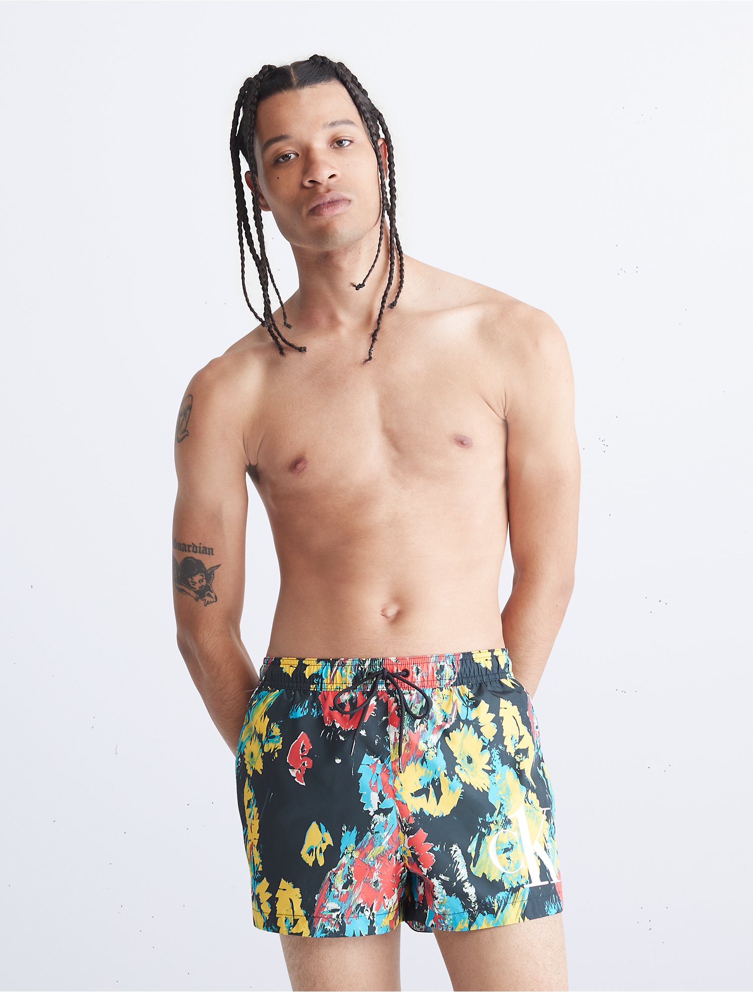 CK One Printed Swim Shorts | Calvin Klein® USA