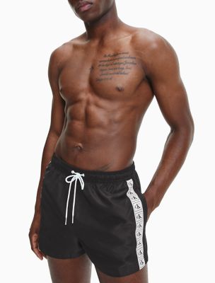 black calvin klein swim shorts