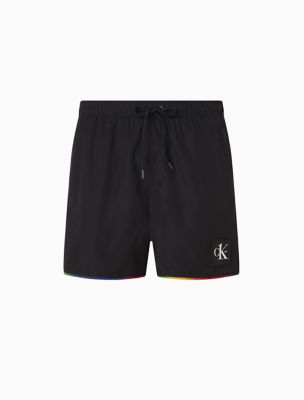 Mens black calvin hot sale klein swim shorts