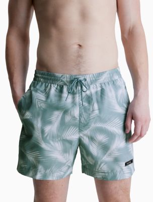 Core Solids Printed Swim Shorts Calvin Klein Canada