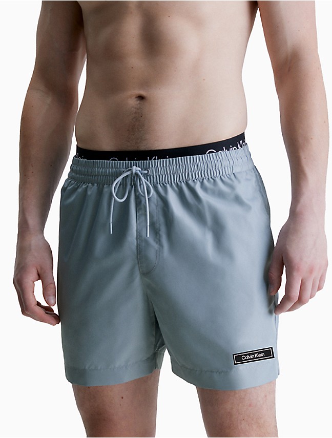 dinastía Australia paño Core Solids Medium Drawstring Swim Shorts | Calvin Klein