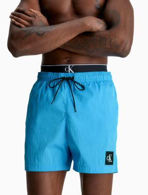 Nylon Double Waistband Swim Shorts | Calvin Klein® Canada