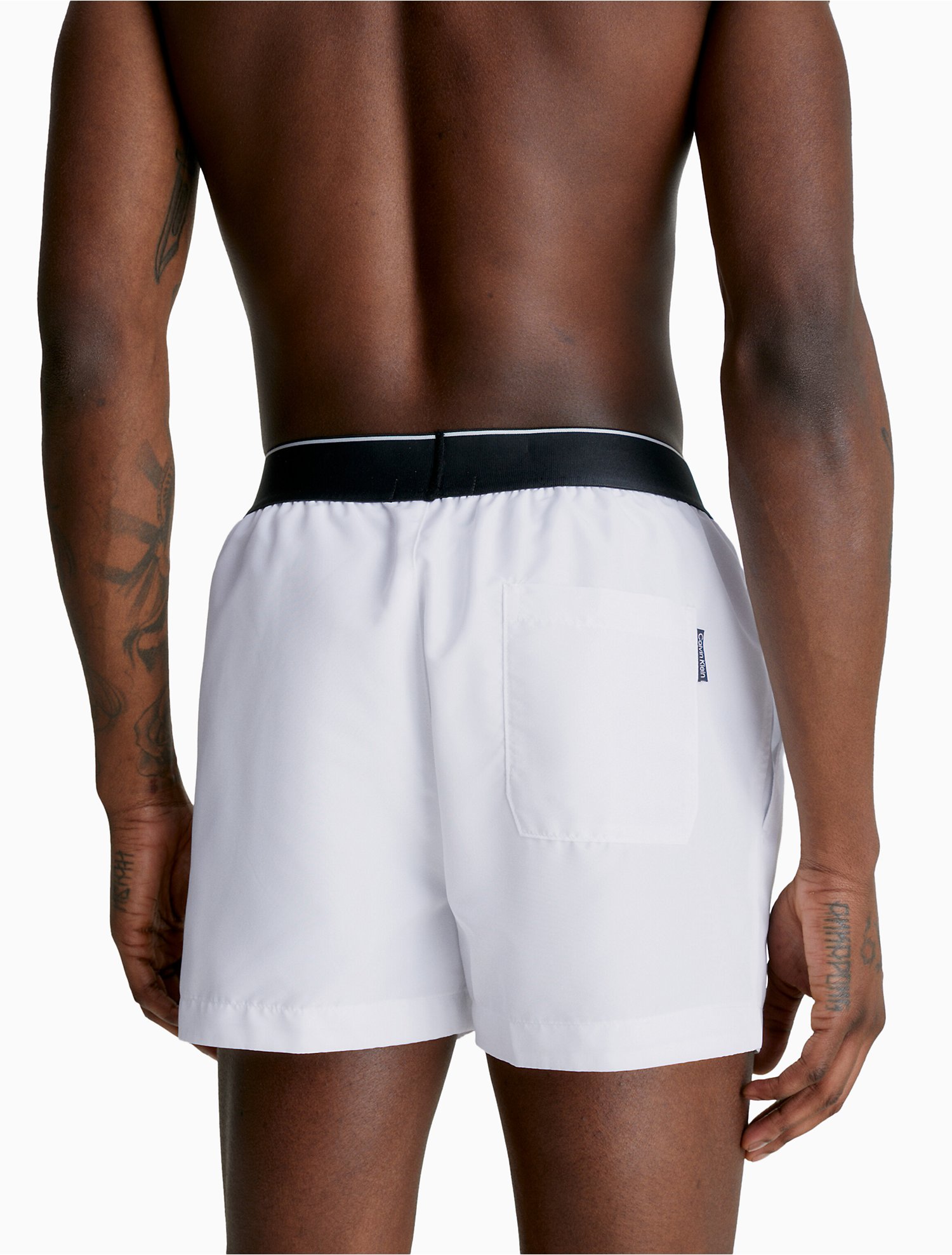Settlers spild væk madras Monogram Logo Short Length Swim Shorts | Calvin Klein