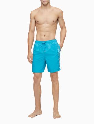 calvin klein side logo swim shorts