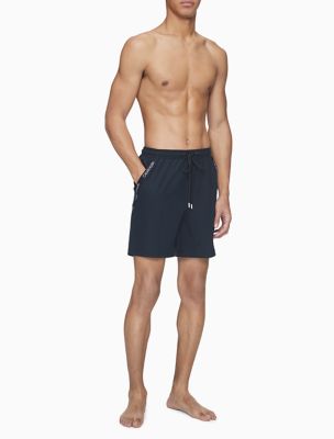 calvin klein logo tape swim shorts