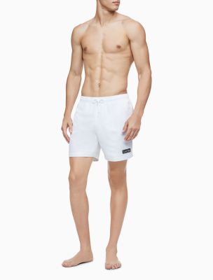 calvin klein drawstring swim shorts