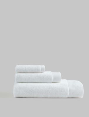 Entwine Terry Towel Set, White