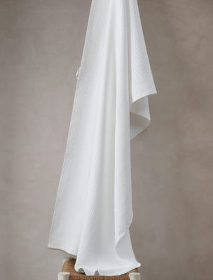 Eternity Terry Towel Set, White