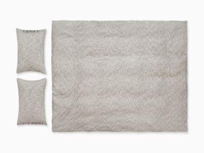 Modern Cotton Strata Duvet Cover In Marble Calvin Klein