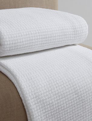 Honeycomb Cotton Blanket | Calvin Klein