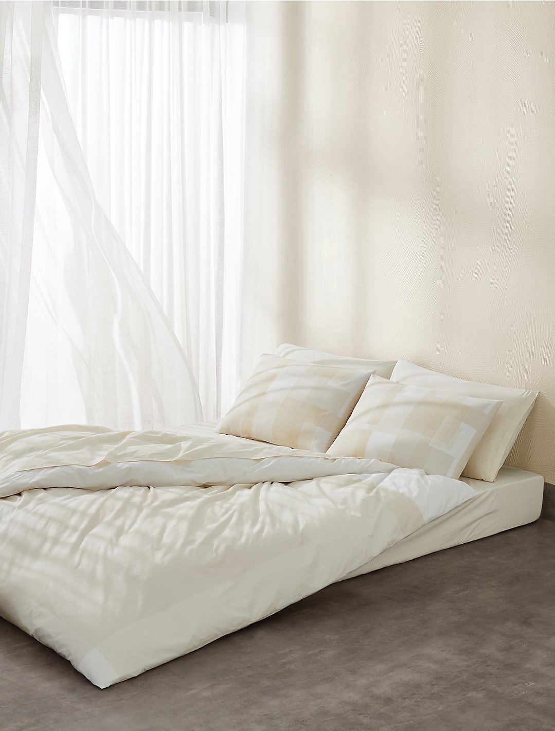 Naturals Pure Grid Comforter Set | Calvin Klein