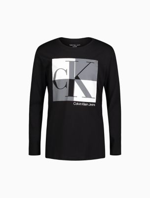 Buy Calvin Klein Logo Detail Long Sleeves Bralette In Black