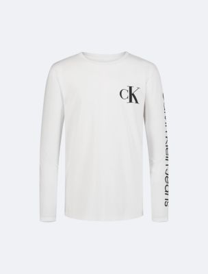 Boys Monogram Logo Long Sleeve T-Shirt | Calvin Klein