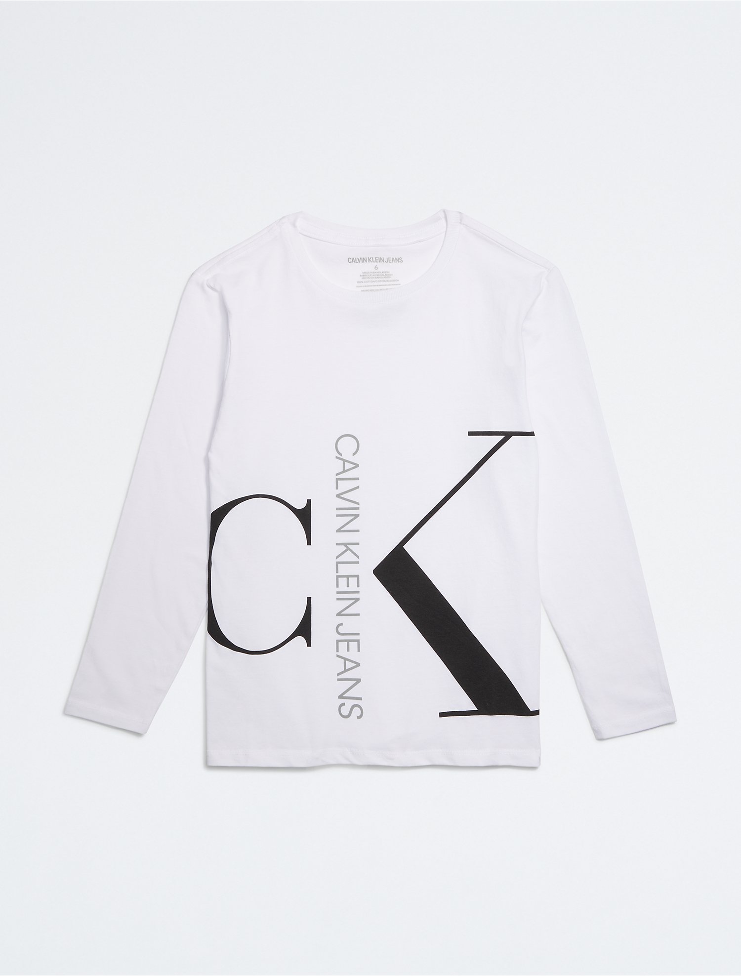 Boys Split Monogram Logo T-Shirt | Calvin Klein® USA