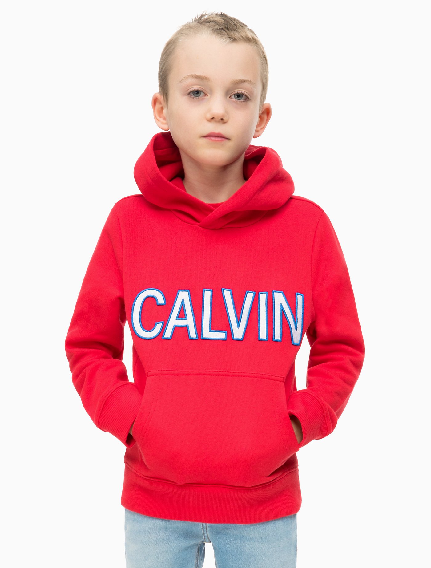 Boys Calvin Logo Hoodie | Calvin Klein