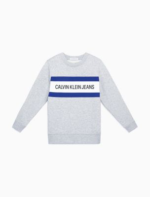 calvin klein sweatshirt boys