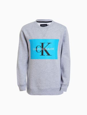 ck monogram logo sweatshirt