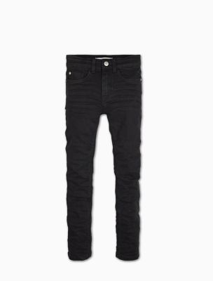 Boys Sustainable Skinny Fit Black Jeans 