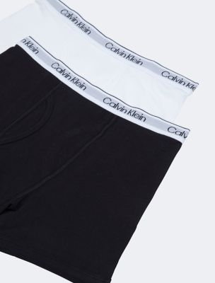 Boys Modern Cotton Stretch 2-Pack Logo Boxer Briefs | Calvin Klein