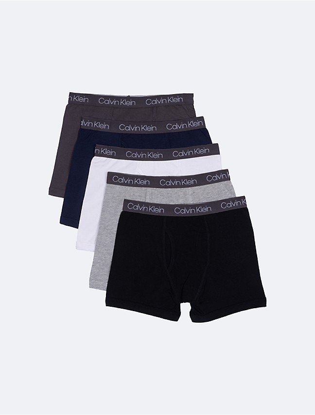 Calvin Klein 269376 Boys Assorted Boxer Briefs 2 Pack Multi Underwear Size  XL