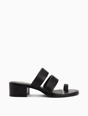 calvin klein mules black