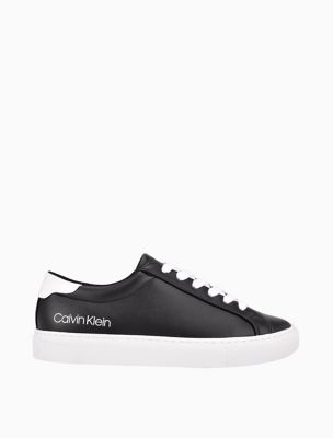 calvin klein lace up logo sneaker