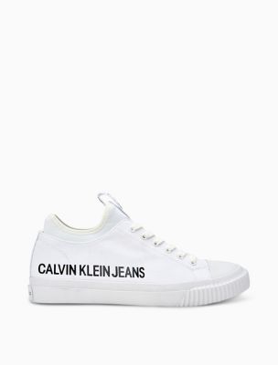 calvin klein canvas sneakers