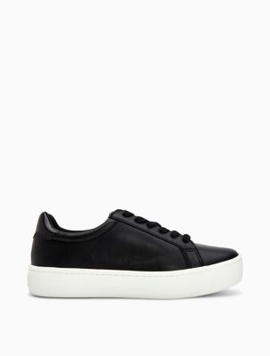 calvin klein leather sneakers