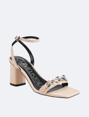 Calvin klein high online heel sandals