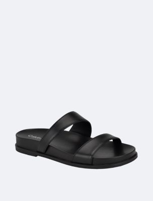 Calvin Klein Women s Explore Footbed Slide Sandals Black Size 6M