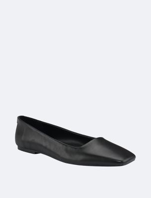 Women s Nyta Leather Flat Calvin Klein