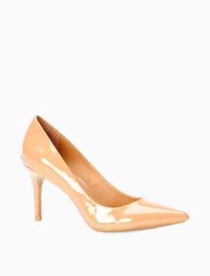 calvin klein gayle patent pumps