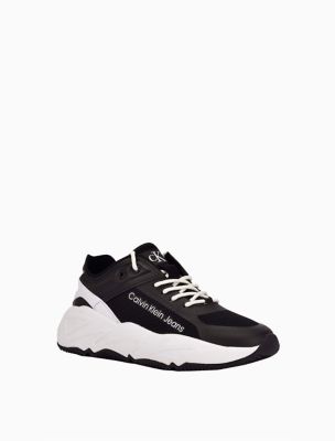 calvin klein black suede shoes
