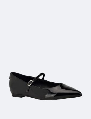 Calvin klein t strap flats online