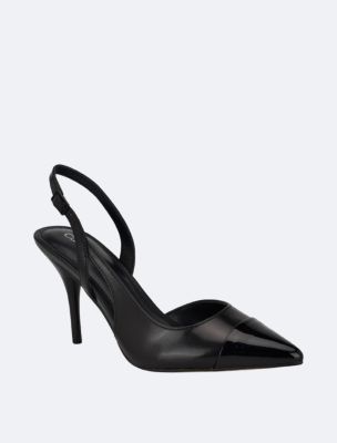 Calvin klein logo heels online