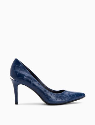 calvin klein blue heels