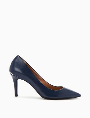 calvin klein navy blue pumps