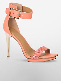 vable colorblock snake sandal | Calvin Klein