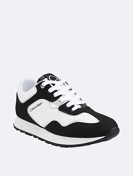 Descubrir 75+ imagen calvin klein black and white sneakers