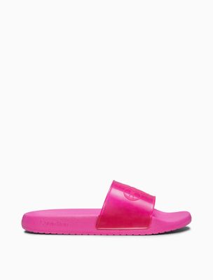 calvin klein slides pink