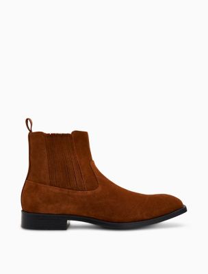 calvin klein suede boots