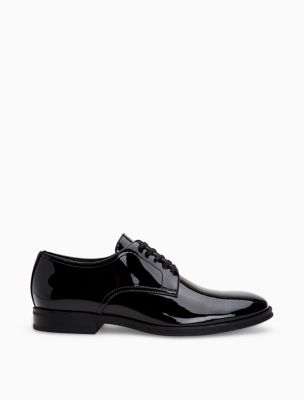 clarks black patent court shoes