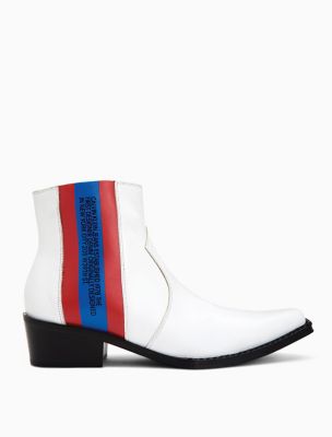 calvin klein jean boots