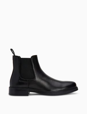 calvin klein black chelsea boots