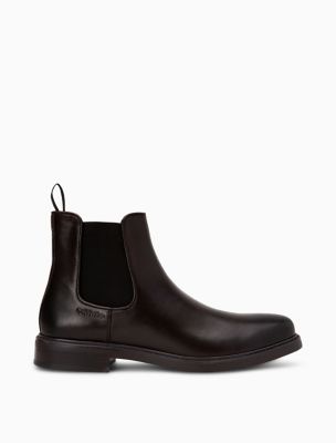 calvin klein black chelsea boots