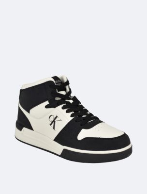 Men's Fabi High Top Sneaker, Black/Cream