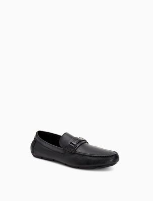 calvin klein white slip on shoes